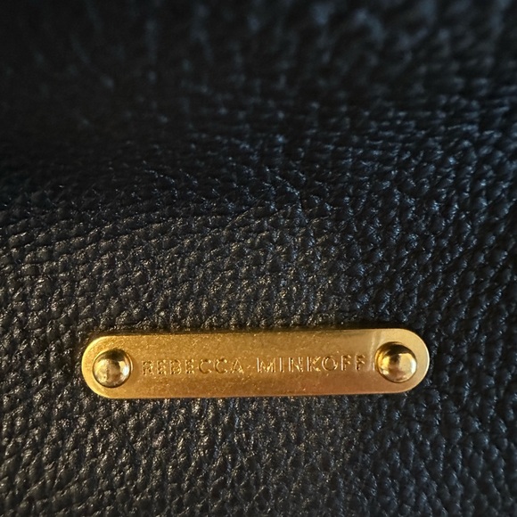 Rebecca minkoff NWOT black leather bucket bag - Picture 2 of 3